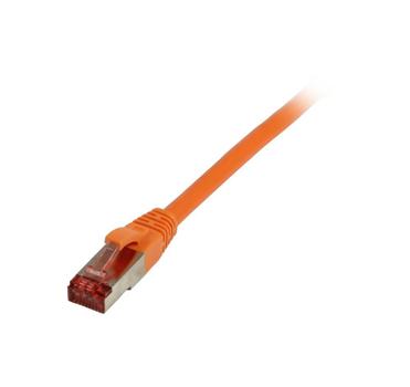 SYNERGY Patchkabel RJ45, CAT6 250Mhz, 0,25m orange, S-STP(S/ FTP), TPE(Superflex),  Synergy 21, (S216977)