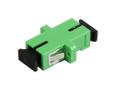 SYNERGY LWL-Kupplung,SC(APC)-Buchse/SC(APC)-Buchse,  9/125u Singlemode, simplex, PVC, Keramikhülse, mit Flansch, Synergy 21