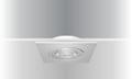 SYNERGY 21 LED Deckeneinbauspot Helios silber, quadratisch+schwenkbar, warmweiß