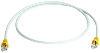 Telegärtner Patchkabel CAT6A,  0,5m Grau-Cross GBE, 500MHz, S-STP(S/ FTP),  halogenfrei (100007985,L00000A0102)