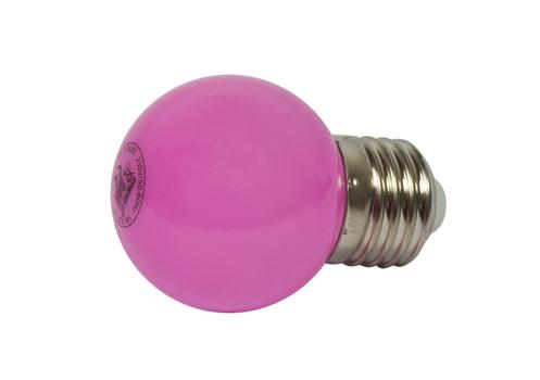 SYNERGY 21 LED Retrofit E27 Tropfenlampe pink G45 1 Watt für Lichterkette (S21-LED-000737)