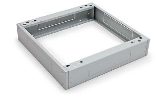 TRITON 19"Schrank, zbh. Sockel, RDA, B600xT1000,  Lichtgrau,  bis 1500Kg, (RAC-PO-X61-XD)