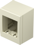 TEM Serie  Modul Aufputzgehäuse IP20 BOX NO CUBO WITH BACK SIDE COV