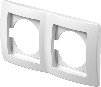 TEM Serie  Ekonomik COVER PLATE EKONOMIK 2 HORIZPW (OE20PW-U)