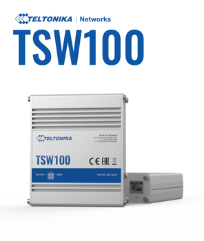 TELTONIKA TSW100 (EU) PoE+ switch x5 (TSW100010000)