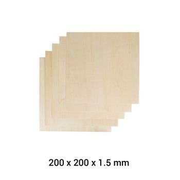 Snapmaker 2.0 Material Lindenholz A250 5er Pack / Basswood Sheet (33046)