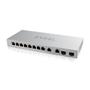 ZYXEL XGS1210-12,8-Port Gigabit webmanaged MultiGig Switch with 8 port 1G + 2-Port 2.5G + 2-Port SFP
