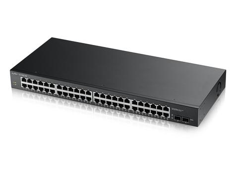 ZYXEL GS1900-48 48 port + 2 SFP GbE L2 Smart Switch, Rackmount (GS1900-48-EU0102F)