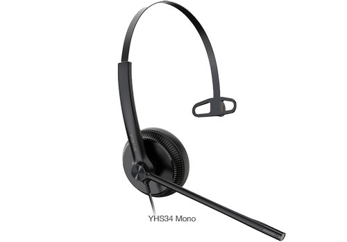 YEALINK Yhs34 Lite Mono Headset Wired  (YHS34 LITE MONO)