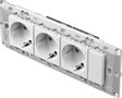 TEM Serie  Modul Sets SOCKETS SET 3x Schutzkontakt 2P+E 16A