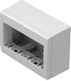 TEM Serie  Modul Aufputzgehäuse IP20 BOX NO CUBO WITH BACK SIDE COV