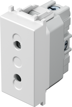 TEM Serie  Modul Steckdosen SOCKET EURO+KS2P 10A 250V~ 1M (VM20PW-U)