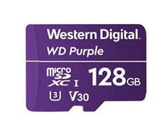 WD Purple SC QD101 WDD128G1P0C - flashminnekort - 128 GB - microSDXC UHS-I