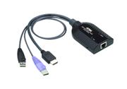 ATEN N KA7188 USB HDMI Virtual Media KVM Adapter Cable - KVM / audio / USB extender - HDMI - USB - for ATEN CN9850, KVM over IP KN1132VB