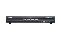 ATEN KVM-Switch  4-fach Audio/DVI, USB, Secure,