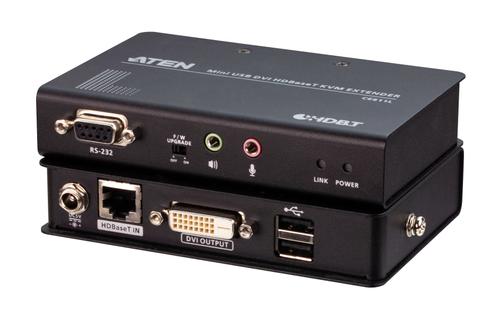 ATEN N CE611 - Transmitter and receiver - KVM / audio / serial extender - HDBaseT - USB - up to 100 m (CE611)