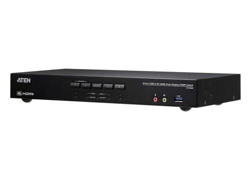 ATEN N CS1844 KVMP Switch - KVM / audio / USB switch - 4 x KVM / audio / USB - 1 local user - desktop - for VanCryst VS184B (CS1844)