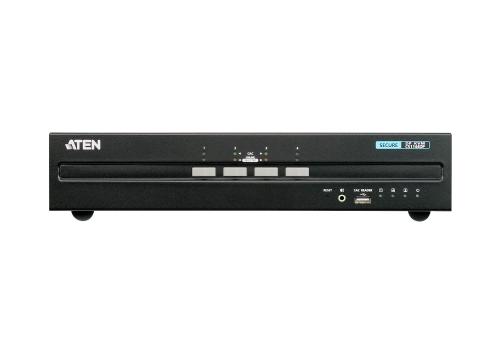 ATEN KVM-Switch  4-fach Audio/ DP(Displayport),  USB, Dual Display, Secure, (CS1144DP)
