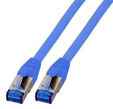 EFB ELEKTRONIK RJ45 Patchkabel S/ FTP, Cat.6A, Cat7 TPE superflex, 0, 5m, bl (K5525FBL.0,5)