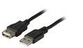 OEM Kabel USB2.0, 1,5m, A(St)/A(Bu), Verlängerung, schwarz, Classic