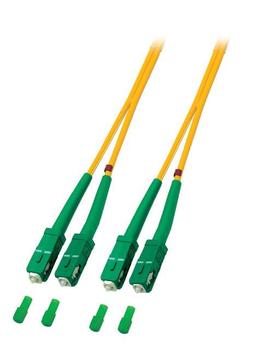 EFB ELEKTRONIK Dupl. Jumper SC/ APC-SC/ APC9/ 125, OS2, LSZH, gelb, 3.0mm, 1m (O2561.1)