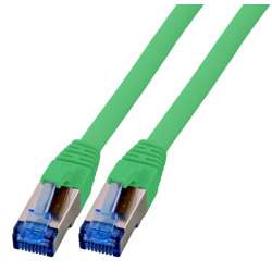 EFB ELEKTRONIK EFB RJ45 Patchkabel S/ FTP, Cat.6A, Cat7 TPE superflex, 0, 5m, grü (K5525FGN.0,5)
