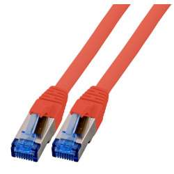 EFB ELEKTRONIK RJ45 Patchkabel S/ FTP, Cat.6A, Cat7 TPE superflex, 1m, rot (K5525FRT.1)