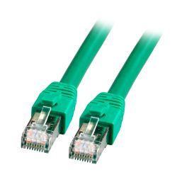 EFB ELEKTRONIK EFB RJ45 Patchkabel S/FTP, Cat.8.1, BC,  LSZH, 3m, grün (K5528GN.3)