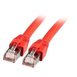 EFB ELEKTRONIK EFB RJ45 Patchkabel S/FTP, Cat.8.1, BC,  LSZH, 10m, rot (K5528RT.10)