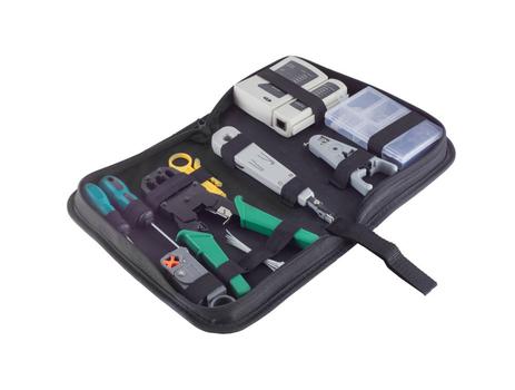 NEM TP-Werkzeugset,  Netzwerk, 10-teilig,  mit Tasche (TC18-25002)