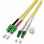 EFB ELEKTRONIK Dupl. Jumper LC/APC-SC/APC9/125,OS2,LSZH,gelb,2.0mm,1m