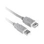 EFB ELEKTRONIK EFB USB2.0 Verlängerungskabel A-A,St-Bu,1,0m,grau,Classic