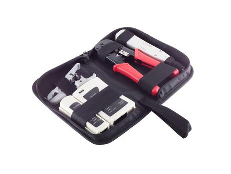 NEM TP-Werkzeugset,  Netzwerk, 4-teilig, mit Tasche (TC18-25001)