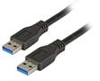 EFB ELEKTRONIK USB3.0 Anschlusskabel A-A, St.-St., 1,0m, schwarz, Classic