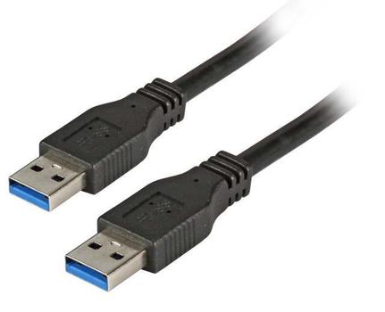 EFB ELEKTRONIK USB3.0 Anschlusskabel A-A, St.-St., 3,0m, schwarz, Classic (K5280SW.3)