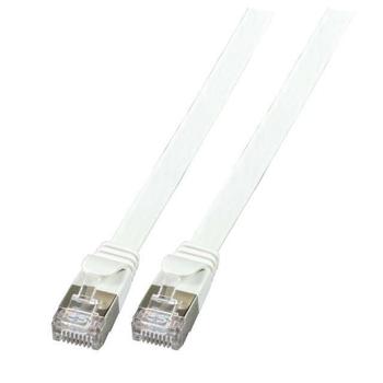 OEM Patchkabel RJ45, CAT6A 500Mhz, 1,0m, grau, U/ FTP, flach,  (K5545GR.1)