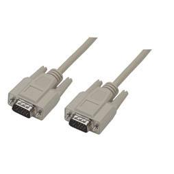 EFB ELEKTRONIK VGA Anschlusskabel,  2x HD-DSub 15, St.-St., 2,0m, beige (EK324.2)