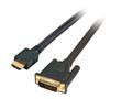 EFB ELEKTRONIK HighSpeed HDMI Kabel mit Eth. HDMI A-DVI-D,St.-St.,1,0