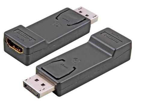EFB ELEKTRONIK DisplayPort Adapter, DisplayPort auf HDMI-A, St.-Bu., sw (EB484)