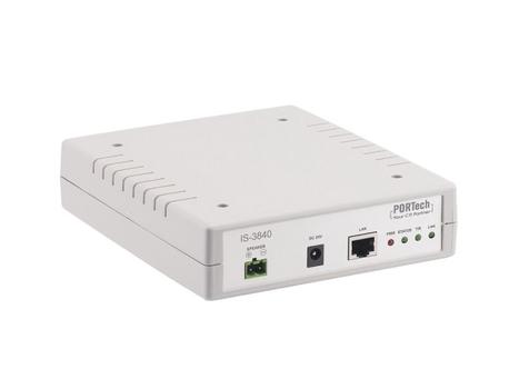 PORTECH VoIP SIP IP Gateway IS-3840 1 Port IP Gateway with build-in amplifier for 8Ohm and max. 40W Power (IS-3840)