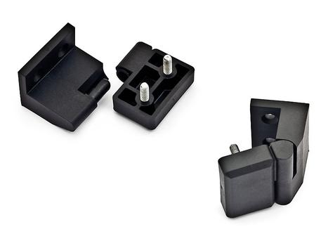 TRITON 19zbh. Ersatzscharnier für Schrank, Einsteckscharnier llinks für Standverteiler,  PVC, (RAX-MS-X21-X1)