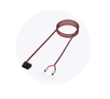 TELTONIKA · Zubehör · Tracker GPS · Power Cable with Clamp Connectors