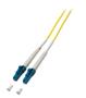 OEM LWL-1-Faser-Patchk.  2mtr.LC-LC,  9/125um, OS2, AD=2mm, Achtung Simplex!