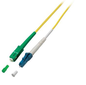 OEM LWL-1-Faser-Patchk.  1, 0mtr.LC-SC(APC),   9/125um, AD=2mm, Achtung Simplex! (O0946.1)