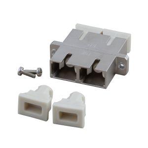 OEM LWL-Kupplung, SC(APC8G)-Buchse/ SC(APC8G)-Buchse,   9/125u Singlemode,  duplex, Metall, Keramikhülse,  (53319.3)