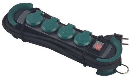 BACHMANN HOOK Outdoor 4xCEE7/3 green (500.200)