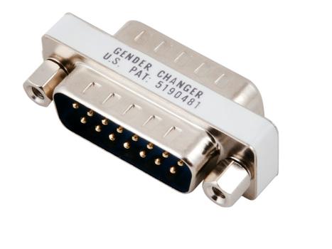 OEM Adapter Gender Changer, D-Sub 15pol.Stecker/ D-Sub 15pol.Stecker (EB412)