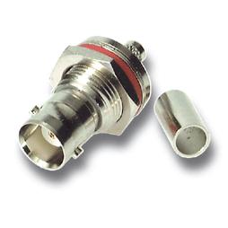 OEM Thin Ethernet RG59/62 Einbaubuchse,  75/93Ohm, ohne Masseisolation (52515.1)