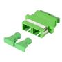 OEM LWL-Kupplung,SC-Buchse/SC-Buchse, 50/125u Multimode, duplex, PVC, OM5, hell Grün,