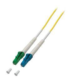 OEM LWL-1-Faser-Patchk.  3mtr.LC-LC(APC8Grad),  9/125u, Schrägschliff (O1403.3)